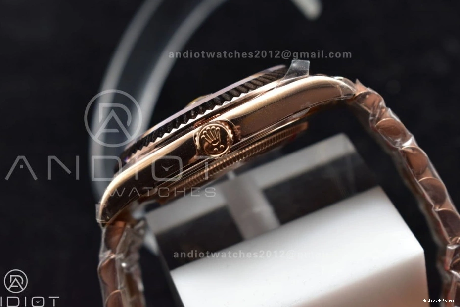 Dial DayDate Bracelet Crystal Markers A TWF Meteorite President RG 402 SmartChoice Steel 40 on 316L 0422